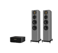 Marantz Model M1 – 2 Channel Wireless Streaming Amplifier + Wharfedale Evo 5.3 Floor Standing Speakers Package and 5 metres Classic 79 Strand