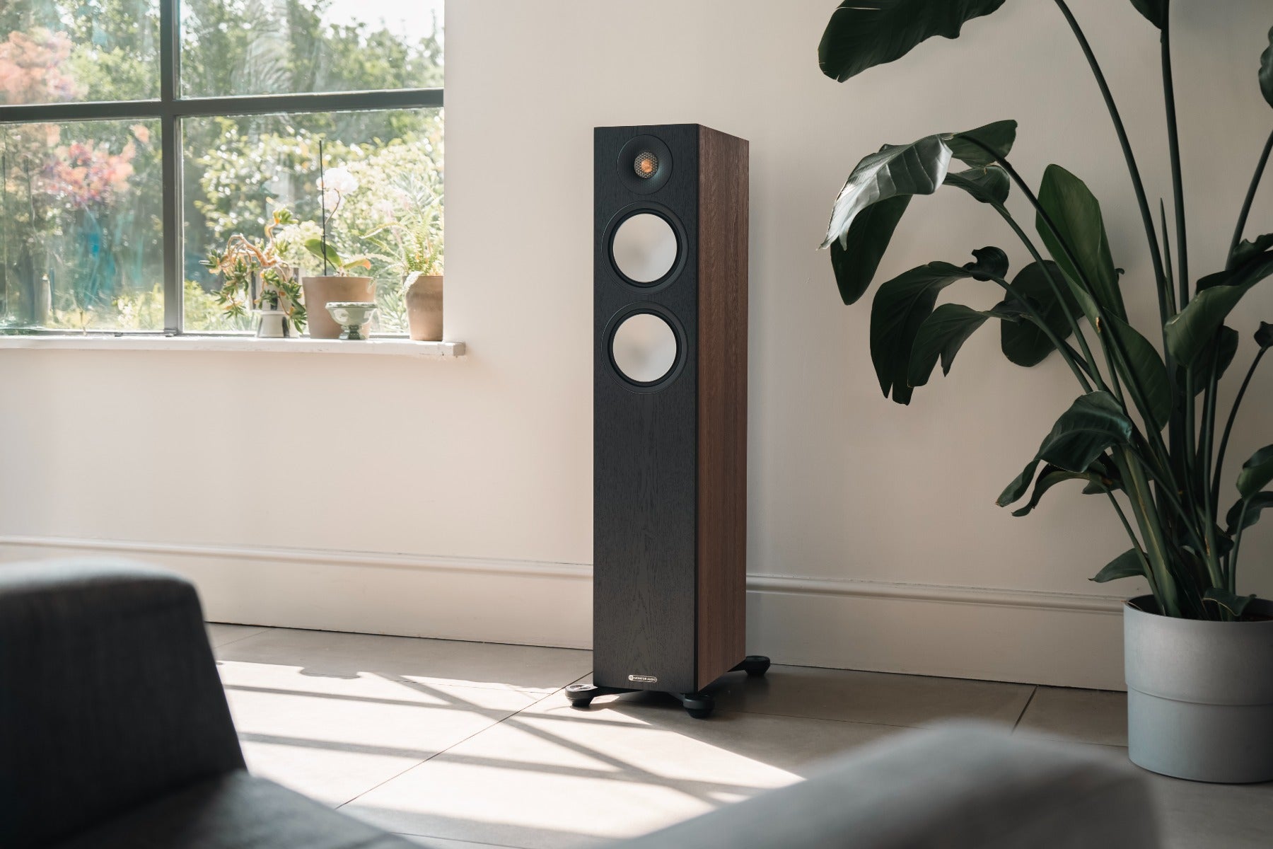 Monitor Audio Bronze 300 7G Floor Standing Speakers - Walnut