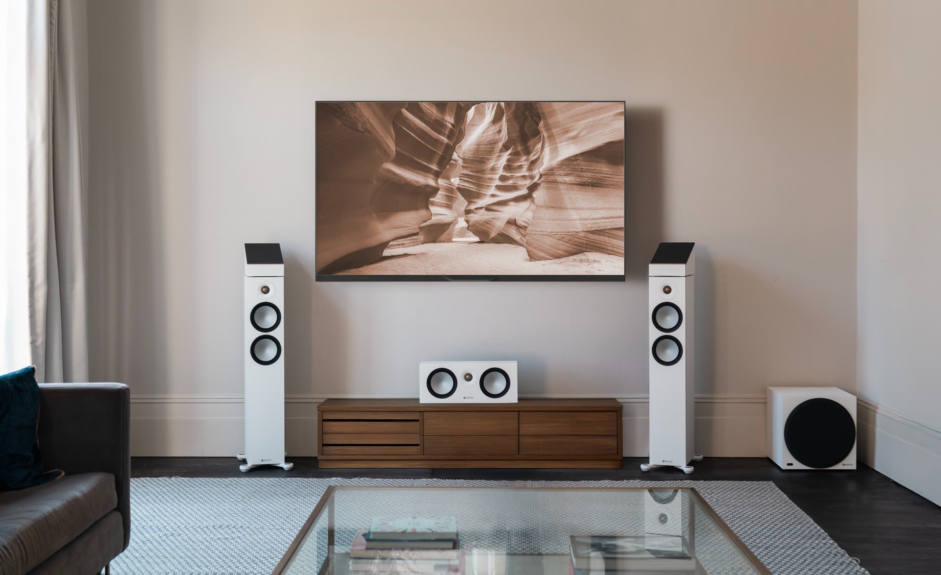 Monitor Audio Bronze 300 7G Floor Standing Speakers - White