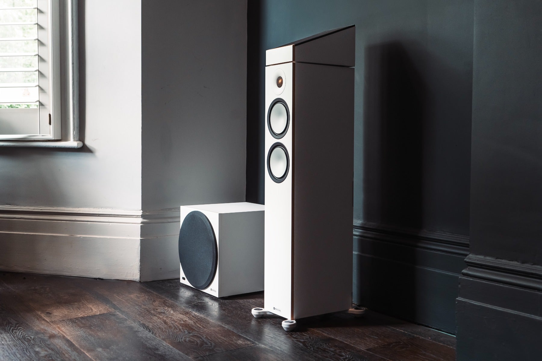 Monitor Audio Bronze 300 7G Floor Standing Speakers - White