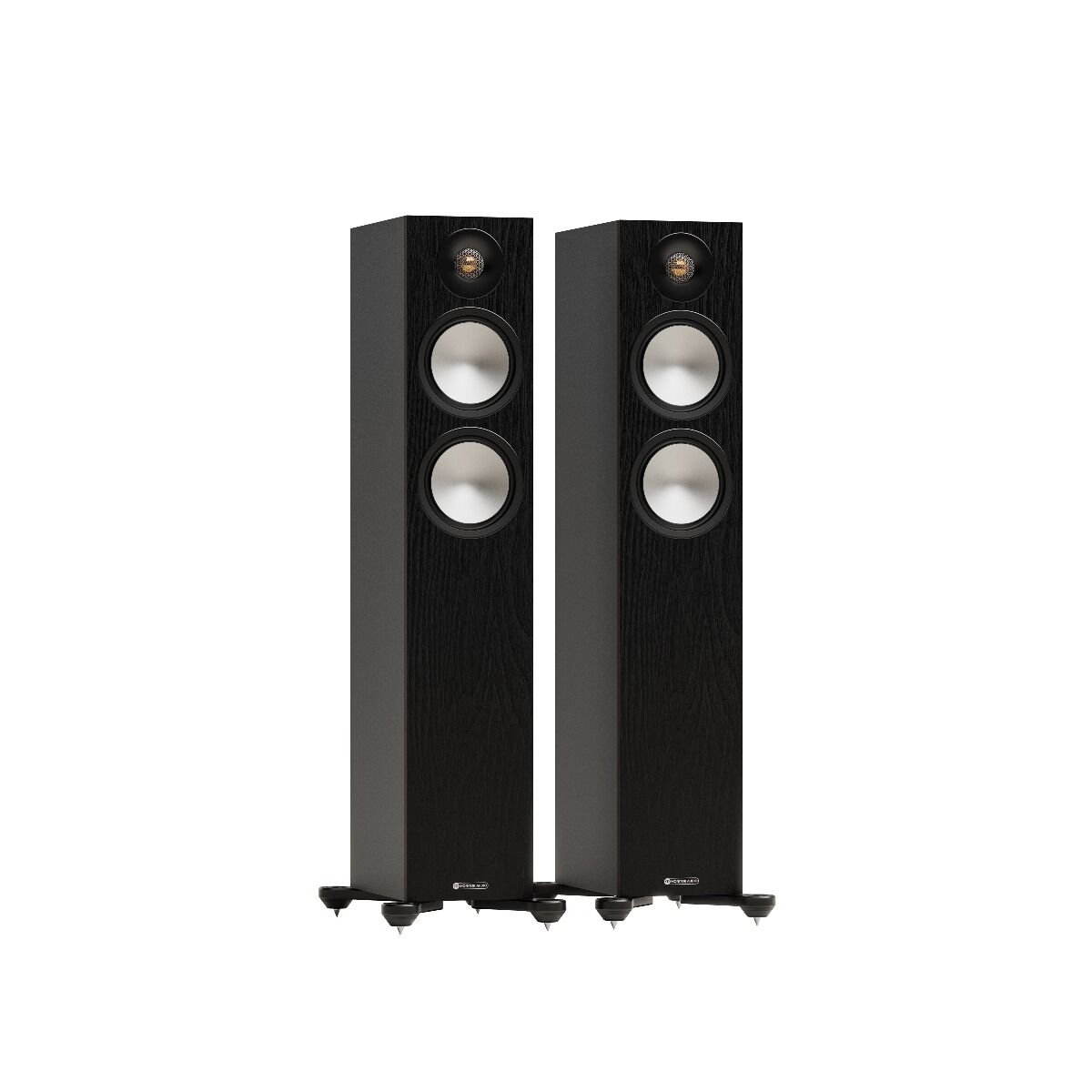 WiiM AMP Pro Music Streaming Amplifier + Monitor Audio Bronze 300 7G Floor Standing Speakers Package and 5 metres Classic 79 Strand