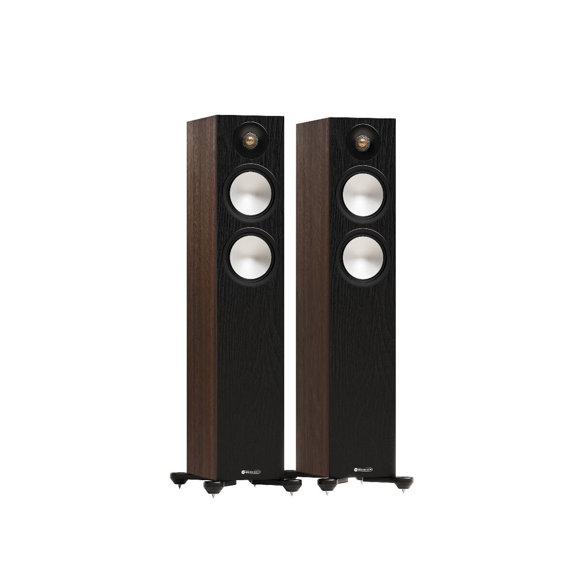 WiiM AMP Pro Music Streaming Amplifier + Monitor Audio Bronze 300 7G Floor Standing Speakers Package and 5 metres Classic 79 Strand