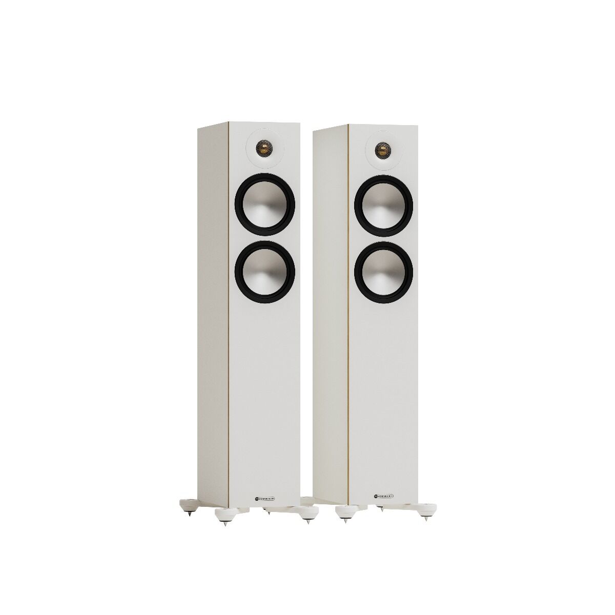 WiiM AMP Pro Music Streaming Amplifier + Monitor Audio Bronze 300 7G Floor Standing Speakers Package and 5 metres Classic 79 Strand