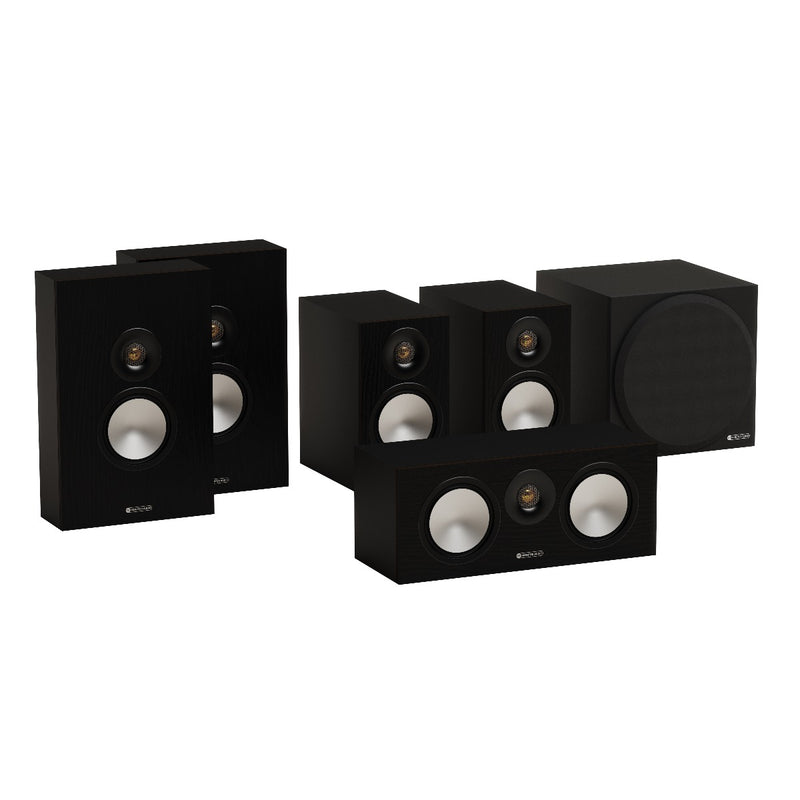 Monitor Audio Bronze 50 5.1 7G AV System Speaker Package - Black