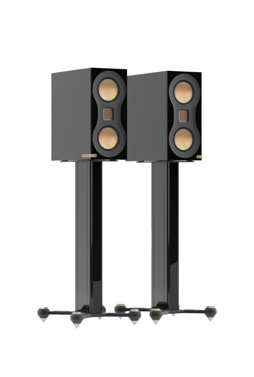 Monitor Audio Studio 89 Stand (Pair) - Black Gloss