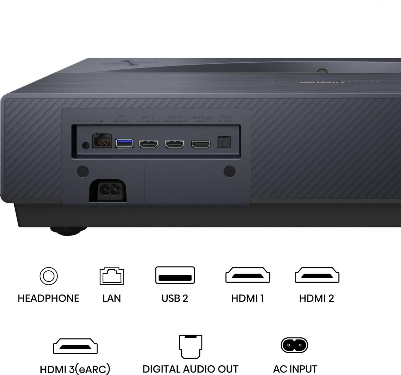 Hisense PT1 4K Ultra Short Throw Triple Smart Laser Cinema Projector