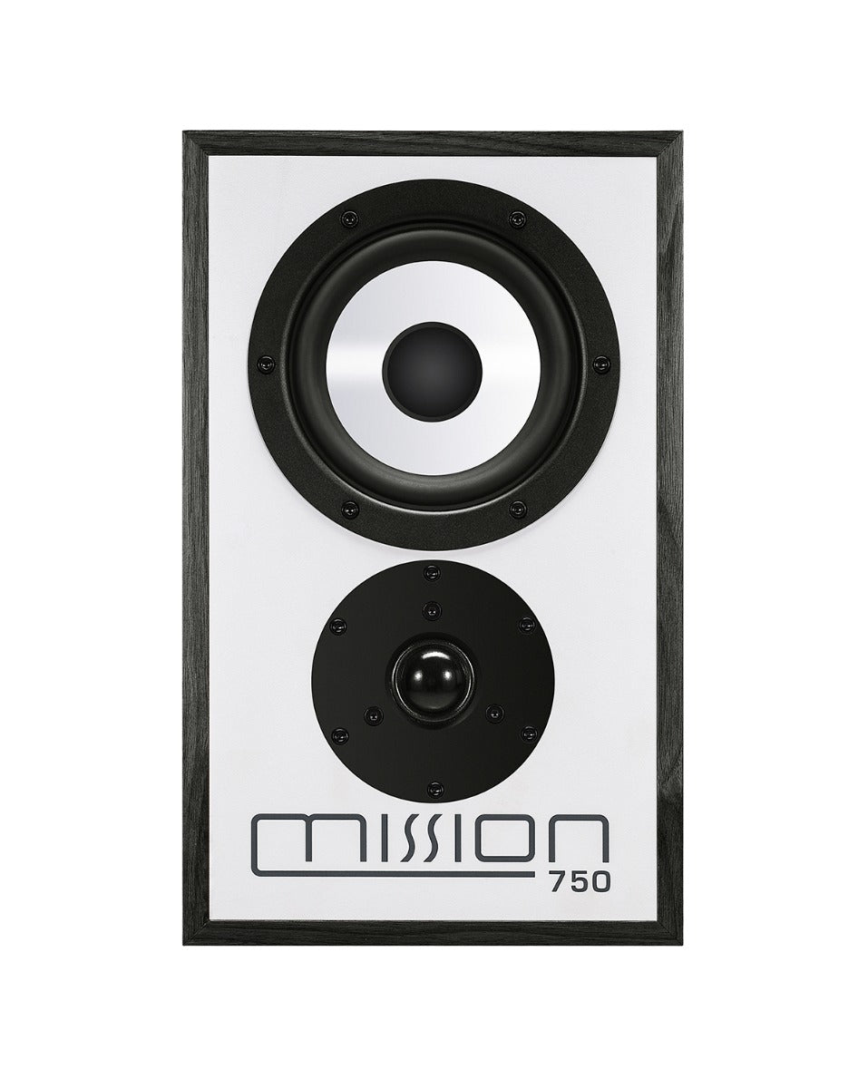 Mission 778X Stereo Amplifier & Mission 750 Bookshelf Speakers – Black