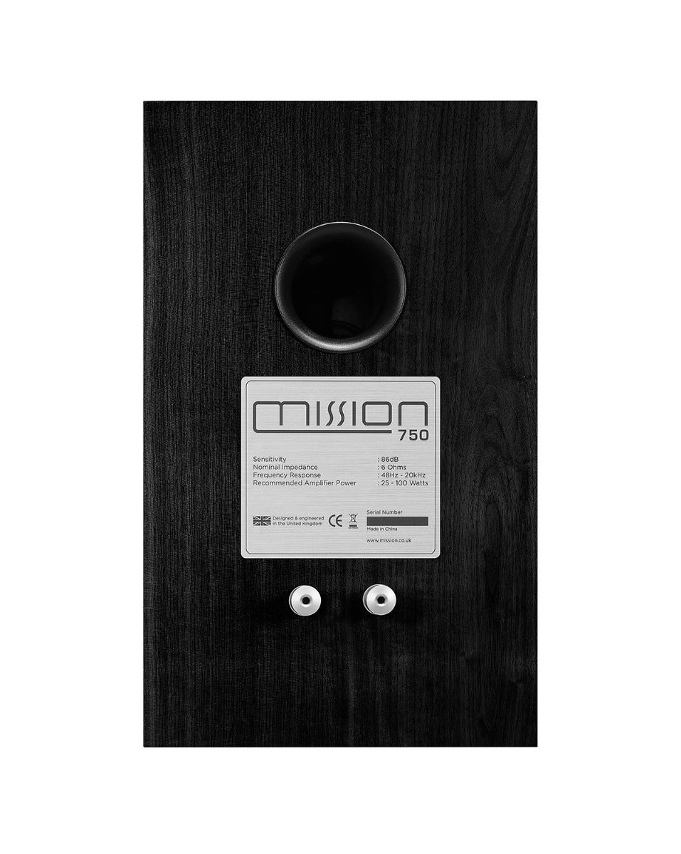 Mission 750 Bookshelf Speakers – Black