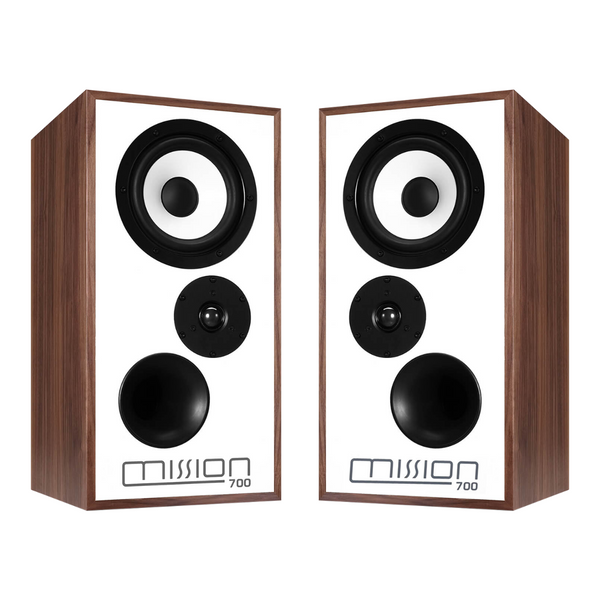 Mission 700 Bookshelf Speakers - Walnut