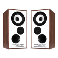 Mission 700 Bookshelf Speakers With Stands - Walnut