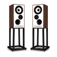 Mission 700 Bookshelf Speakers With Stands - Walnut