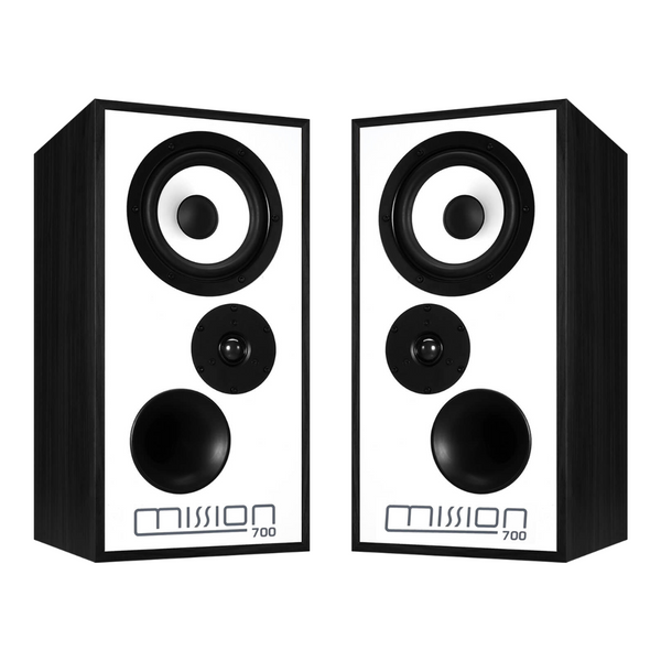 Mission 700 Bookshelf Speakers - Black