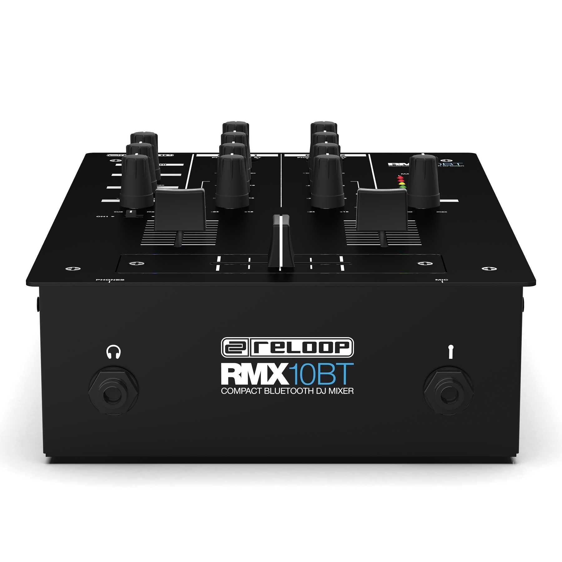 Reloop RMX-10BT- Compact 2 Channel DJ Mixer with Bluetooth input