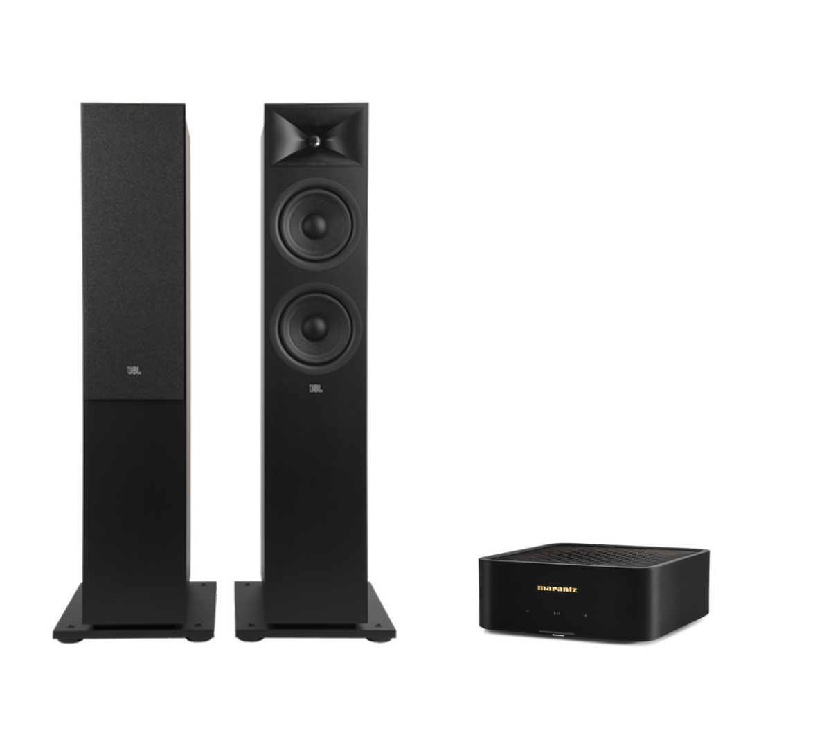 Marantz Model M1 – 2 Channel Wireless Streaming Amplifier + JBL Stage 280F Floor Standing Speakers Package and 5 metres Classic 79 Strand