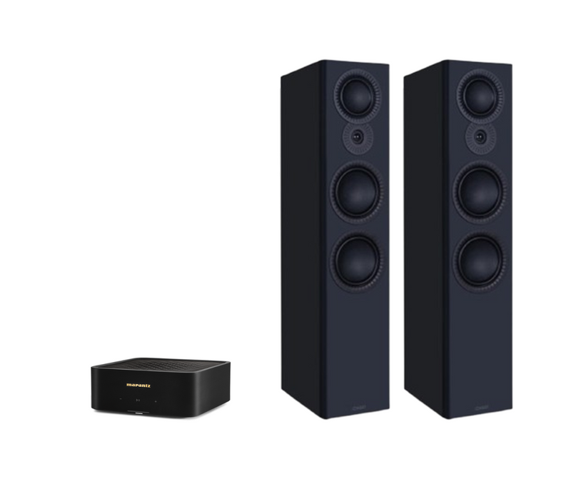 Marantz Model M1 – 2 Channel Wireless Streaming Amplifier + Mission LX-6 MKII Floor Standing Speakers Package and 5 metres Classic 79 Strand