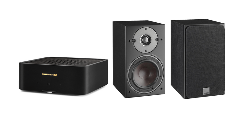 Marantz Model M1 – 2 Channel Wireless Streaming Amplifier + Dali Oberon 1 Speakers Package and 5 metres Classic 79 Strand