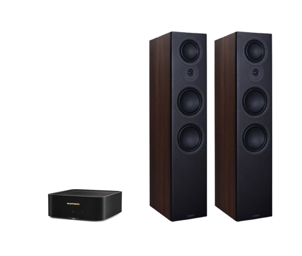 Marantz Model M1 – 2 Channel Wireless Streaming Amplifier + Mission LX-6 MKII Floor Standing Speakers Package and 5 metres Classic 79 Strand