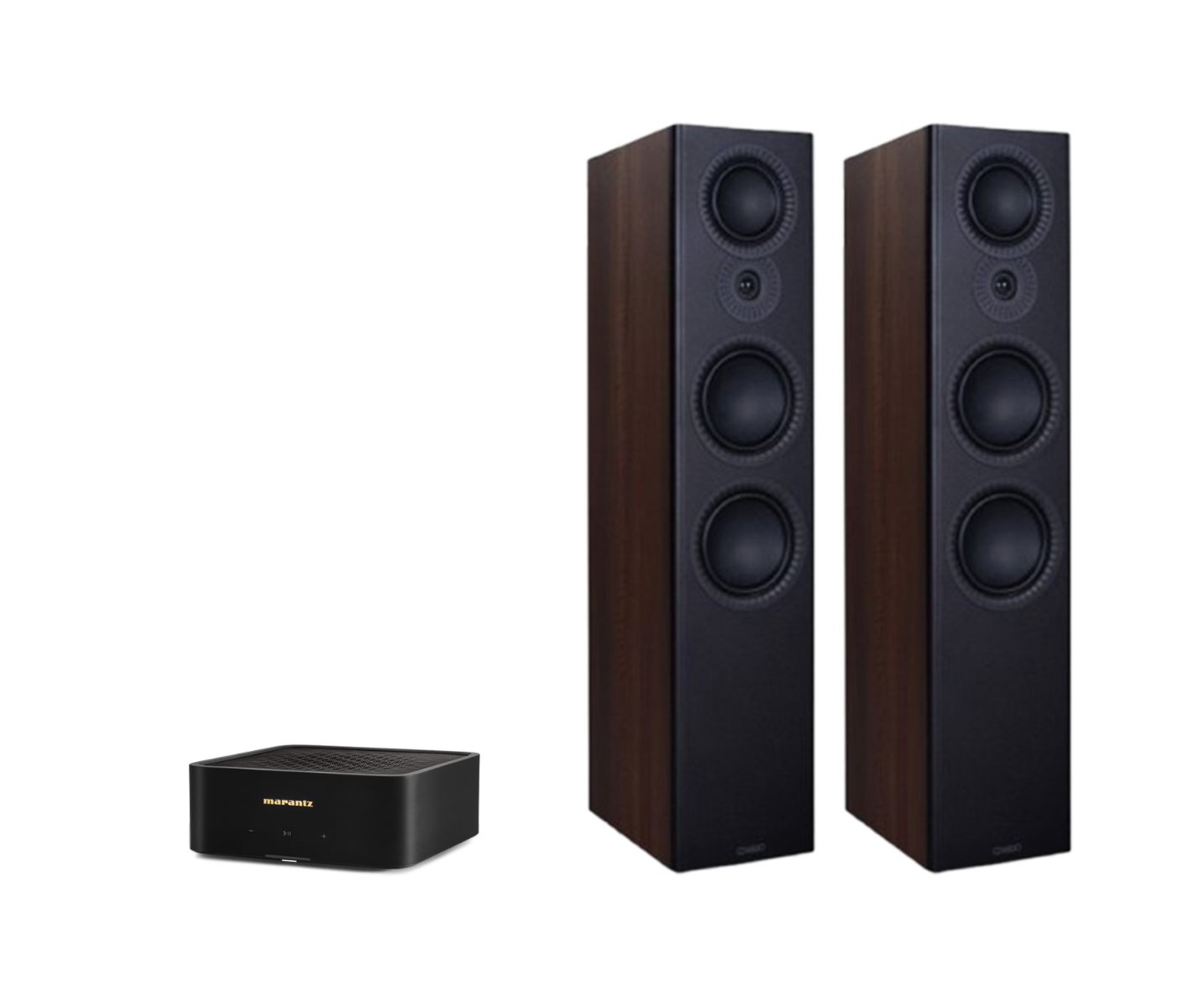 Marantz Model M1 – 2 Channel Wireless Streaming Amplifier + Mission LX-6 MKII Floor Standing Speakers Package and 5 metres Classic 79 Strand
