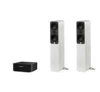 Marantz Model M1 – 2 Channel Wireless Streaming Amplifier + Q Acoustics 5040 Floor Standing Speakers Package and 5 metres Classic 79 Strand