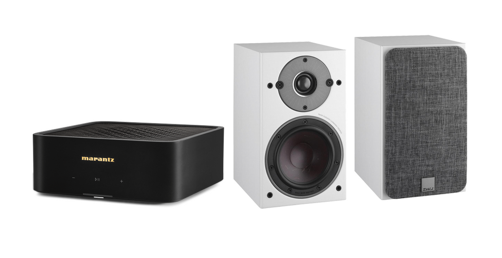 Marantz Model M1 – 2 Channel Wireless Streaming Amplifier + Dali Oberon 1 Speakers Package and 5 metres Classic 79 Strand