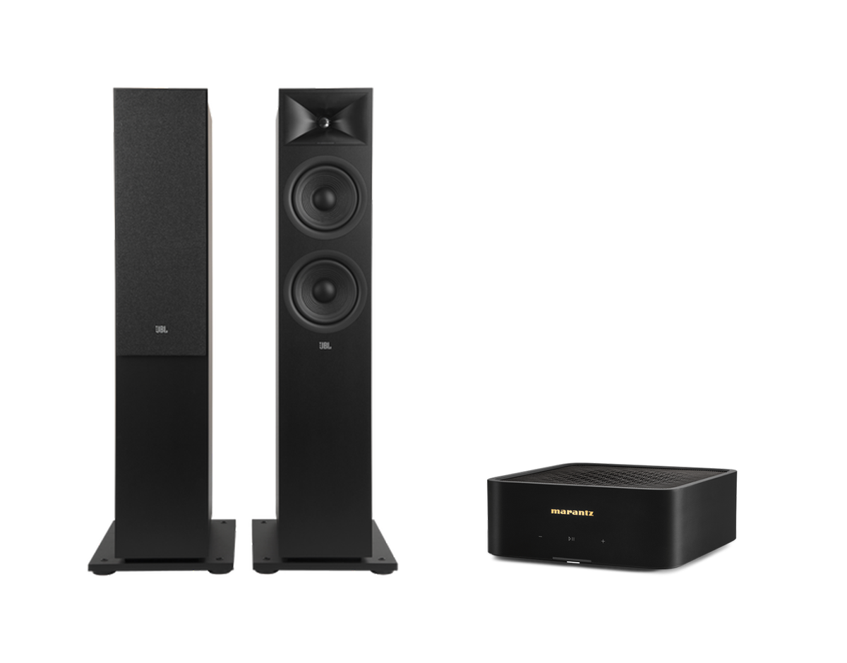 Marantz Model M1 – 2 Channel Wireless Streaming Amplifier + JBL Stage 260F Floor Standing Speakers Package and 5 metres Classic 79 Strand