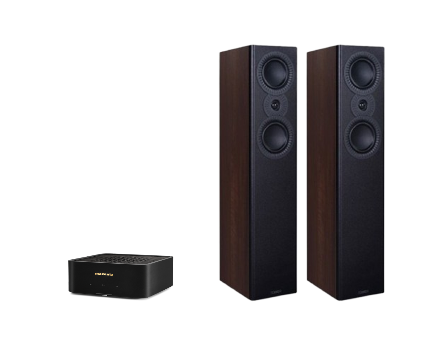 Marantz Model M1 – 2 Channel Wireless Streaming Amplifier + Mission LX-5 MKII Floor Standing Speakers Package and 5 metres Classic 79 Strand