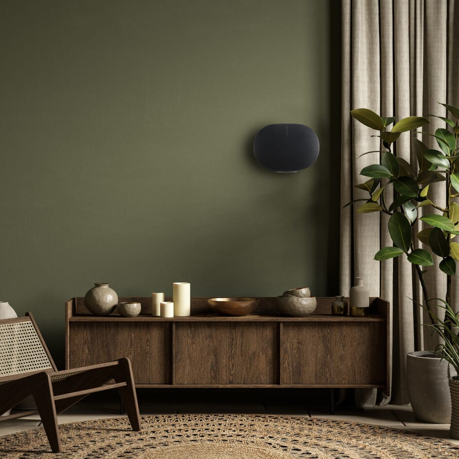 Mountson Wall Mount Bracket for Sonos Era 300 - Black