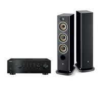 Yamaha R-N1000A Network Receiver Amplifier + Focal Aria Evo X N2 Floor-Standing Speakers