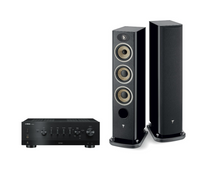 Yamaha R-N800A Network Receiver Amplifier + Focal Aria Evo X N2 Floor-Standing Speakers