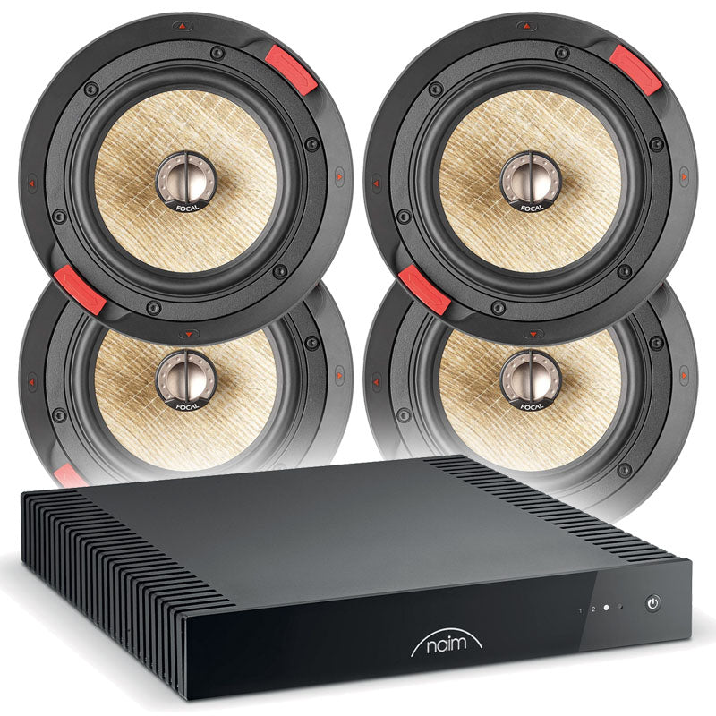 Naim Ci Uniti 102 Streaming Amplifier + X4 Focal 300 ICW6 6.5'' In-Ceiling Speakers