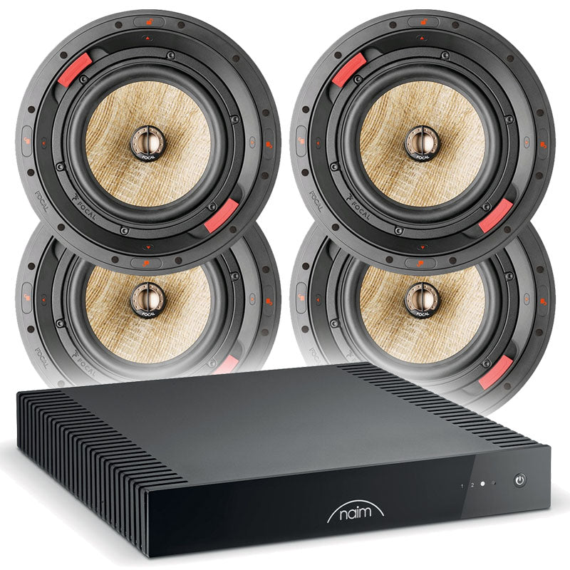 Naim Ci Uniti 102 Streaming Amplifier + X4 Focal 300 Series 300ICW8 - In-Wall/In-Ceiling 8" Loudspeaker