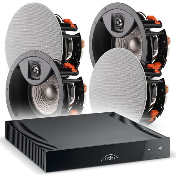 Naim Ci Uniti 102 Streaming Amplifier + X4 JBL Studio 2 6IC 2-Way 6.5” (165mm) In-Ceiling Loudspeaker