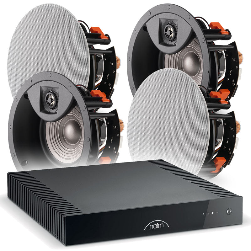 Naim Ci Uniti 102 Streaming Amplifier + X4 JBL Studio 2 6IC 2-Way 6.5” (165mm) In-Ceiling Loudspeaker