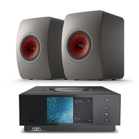Naim Audio Uniti Atom - Compact High-End All-in-One + KEF LS50 Meta Bookshelf Speakers