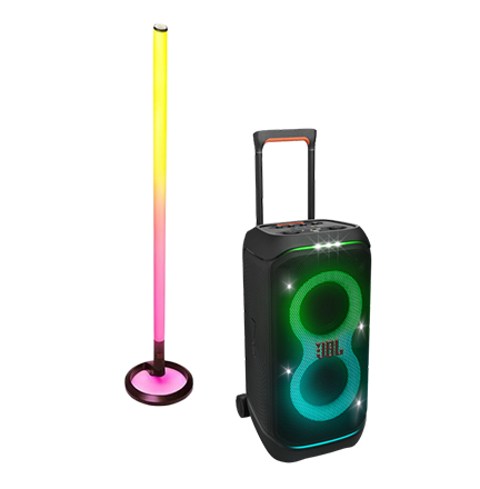 JBL PartyBox Stage 320 with PartyLight Stick Bundle