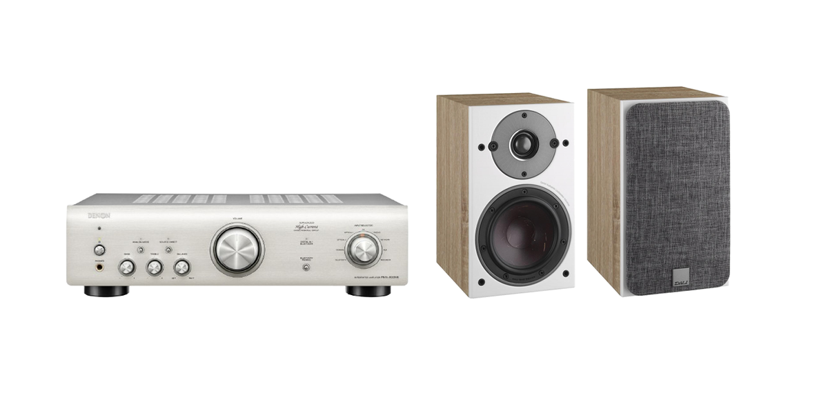 Denon PMA-600NE Integrated Amplifier + Dali Oberon 3 Bookshelf Speakers