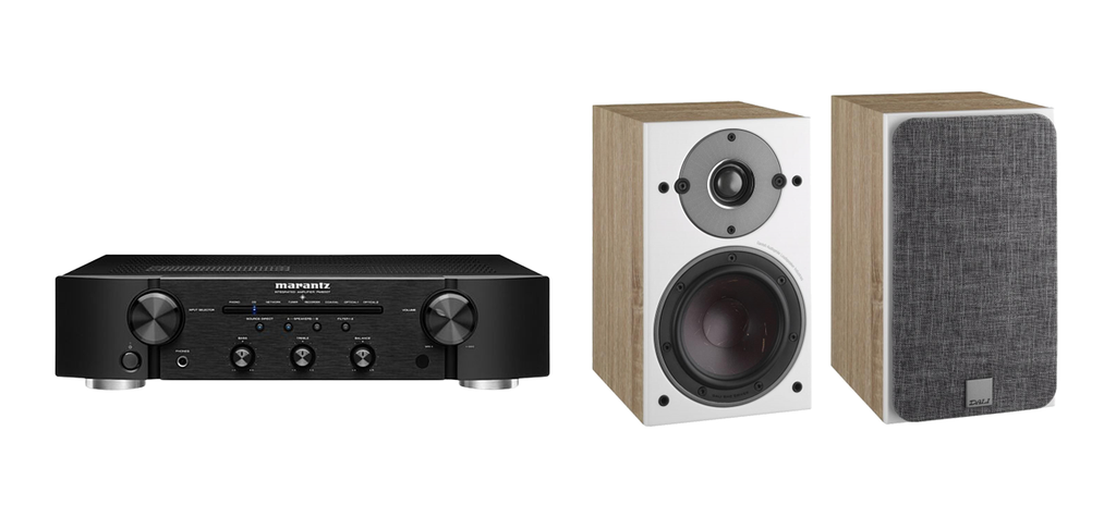 Marantz PM6007 Amplifier and Dali Oberon 3 Bookshelf Speakers