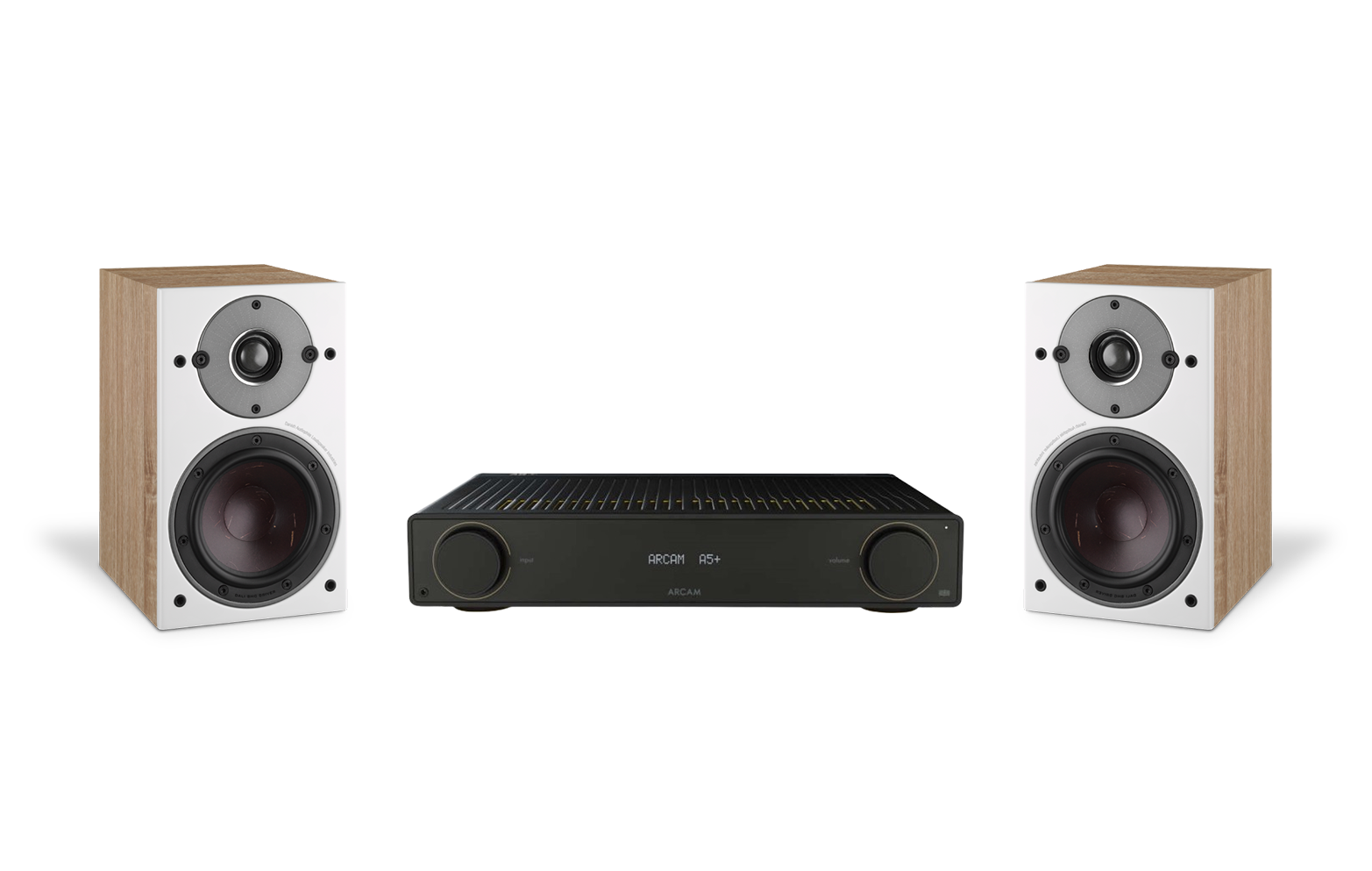 ARCAM A5+ Integrated Amplifier + Dali Oberon 1 Speakers Package and 5 metres Classic 79 Strand