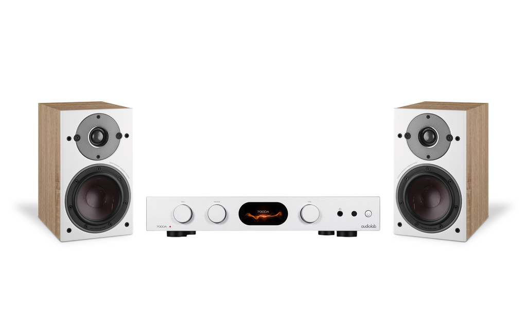 Audiolab 7000A Integrated Amplifier + Dali Oberon 1 Speakers Package and 5 metres Classic 79 Strand
