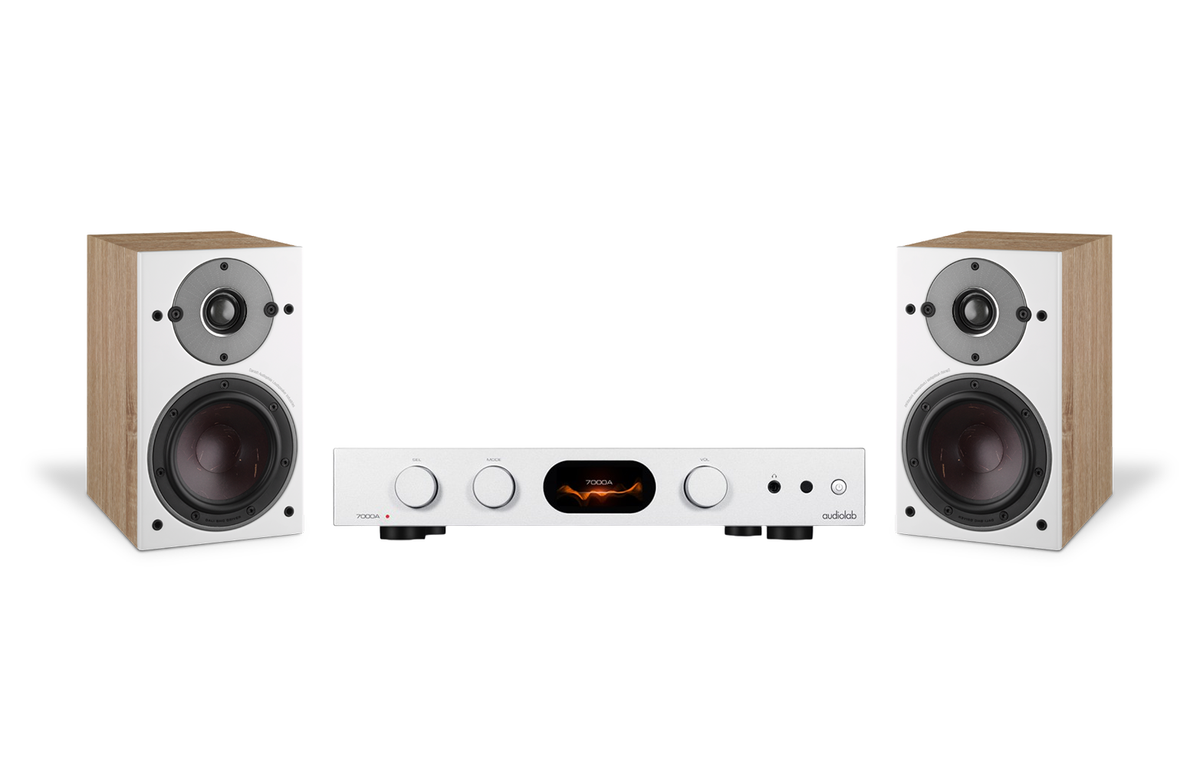 Audiolab 7000A Integrated Amplifier + Dali Oberon 1 Speakers Package and 5 metres Classic 79 Strand