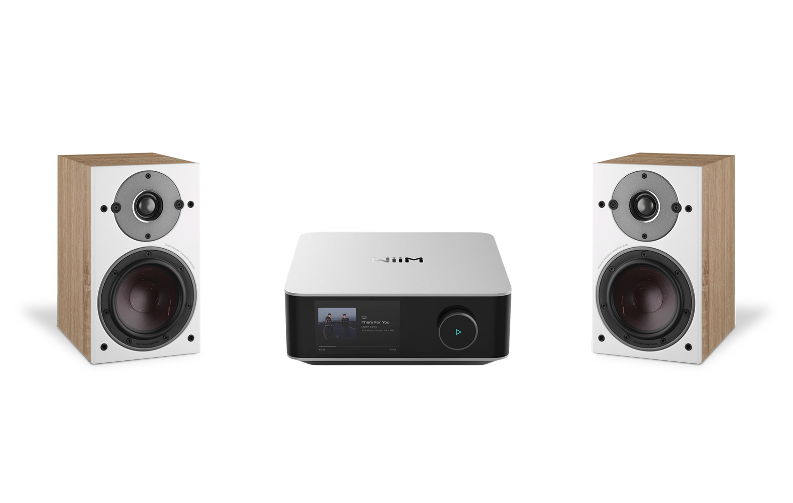 WiiM AMP Ultra Network Stereo Amplifier + Dali Oberon 1 Speakers Package and 5 metres Classic 79 Strand