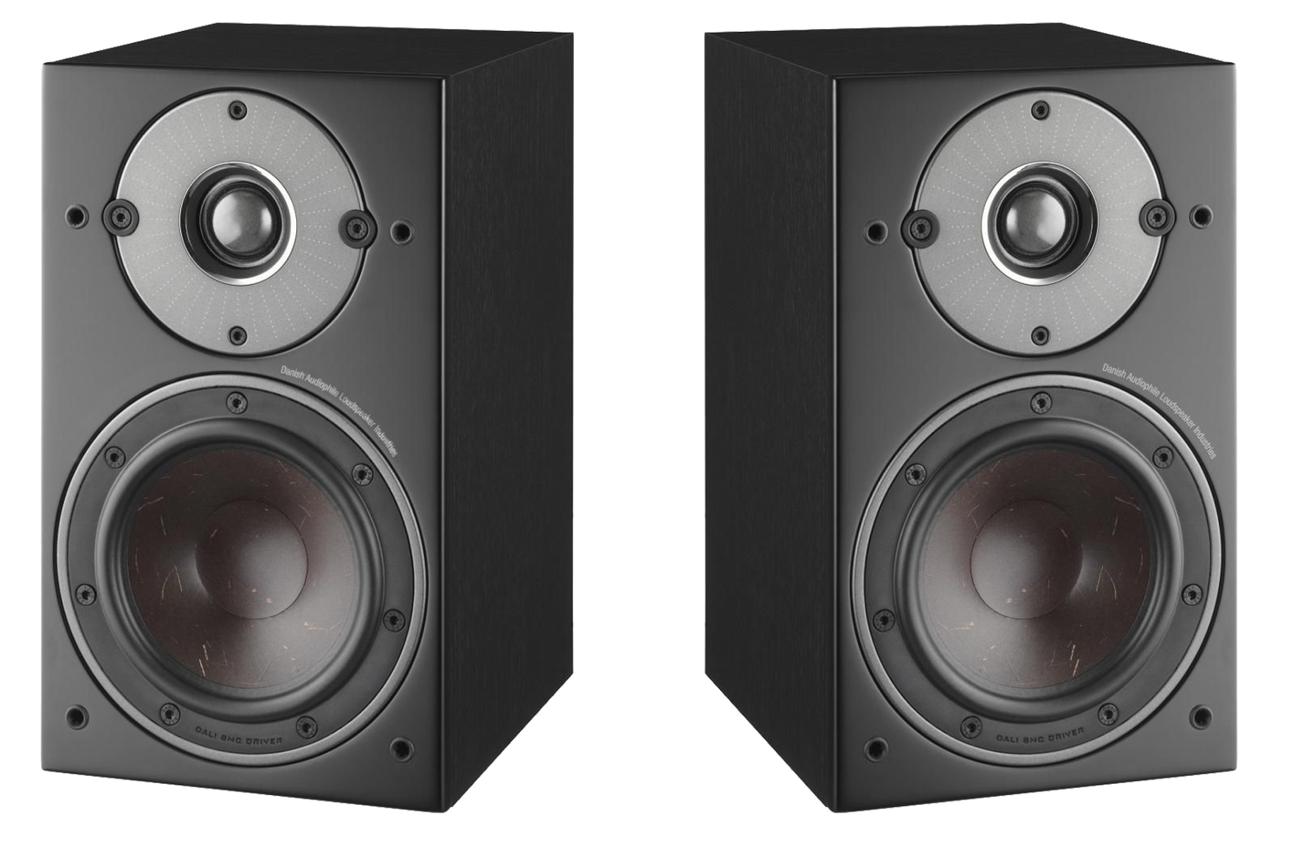 Dali Oberon 1 Bookshelf Speakers - Black Ash