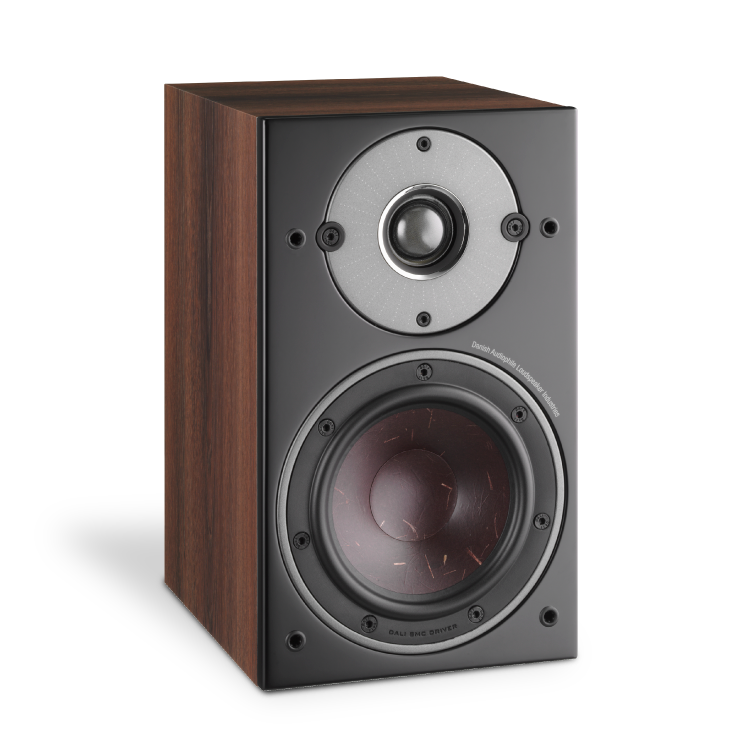 Dali Oberon 1 Bookshelf Speakers - Dark Walnut