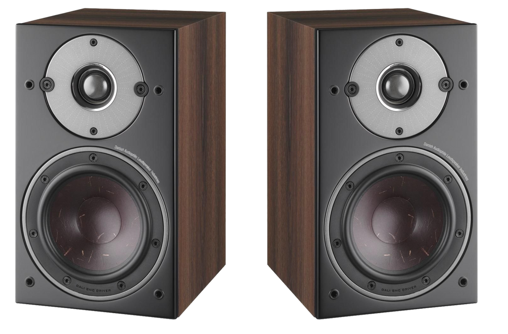 Dali Oberon 1 Bookshelf Speakers - Dark Walnut - OPEN BOX