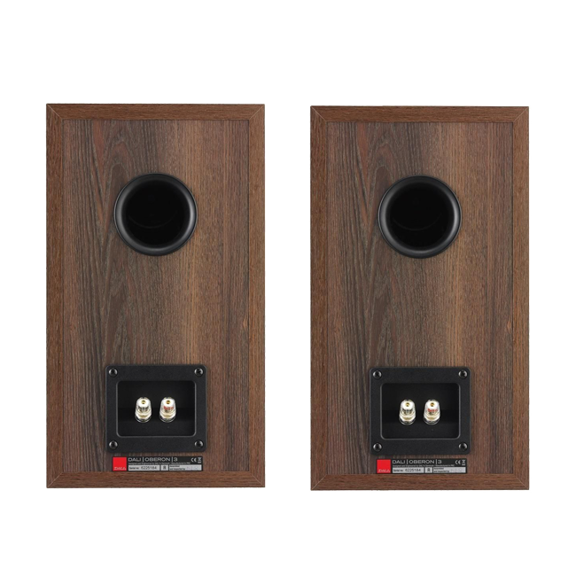 Dali Oberon 3 Bookshelf Speakers - Dark Walnut