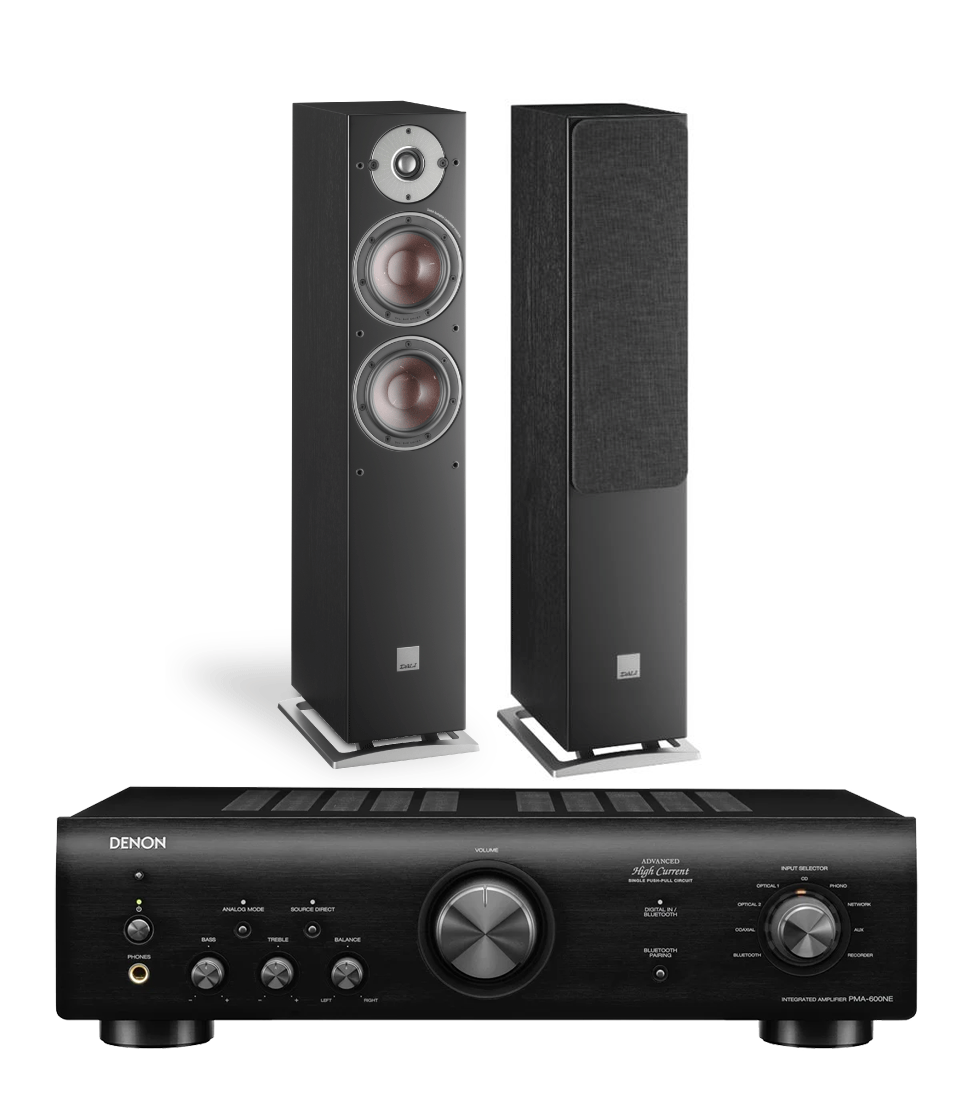Denon PMA-600NE Integrated Amplifier + Dali Oberon 5 Floorstanding Speakers