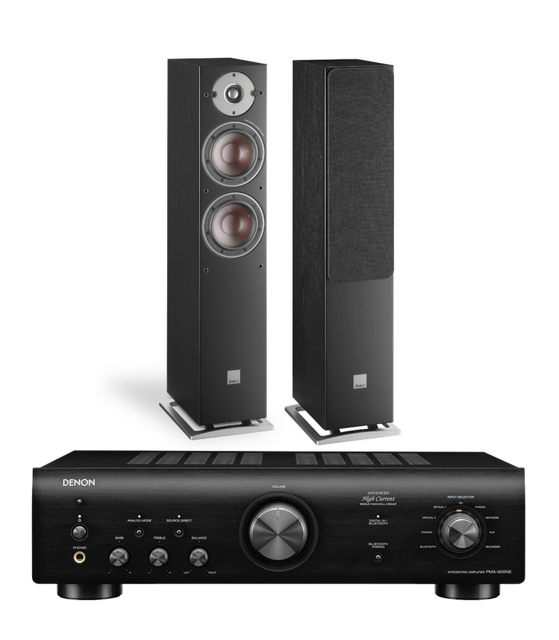 Denon PMA-600NE Integrated Amplifier + Dali Oberon 5 Floorstanding Speakers
