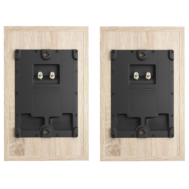 Dali Oberon On-Wall Speakers - Light Oak