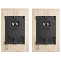 Dali Oberon On-Wall Speakers - Light Oak