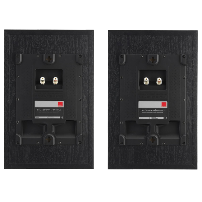 Dali Oberon On-Wall Speakers - Black Ash